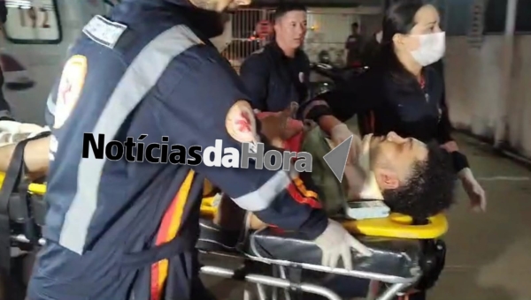 Motorista colide contra motoboy no Conjunto Xavier Maia